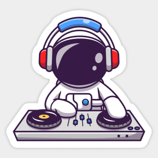 Lovely vintage vinyl records Sticker